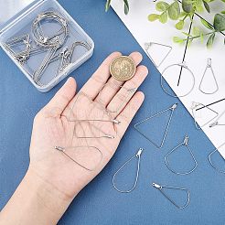 304 Stainless Steel Wire Pendants&nbsp;STAS-UN0002-74P