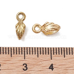 イオンプレーティング(IP) 304 ステンレススチール アイスピックピンチベイル  葉  18KGP本金メッキ  10.5x4mm  穴：1.2mm  ピン：0.8mm&nbsp;STAS-K277-05B-G