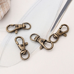 Zinc Alloy Swivel Lobster Claw Clasps&nbsp;PW-WG4DF9D-01