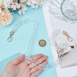 2Pcs Acrylic Twisted Chain Bag Chains&nbsp;DIY-PH00034-85B