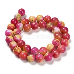 Dyed Natural Agate Beads Strands&nbsp;G-G203-09C-10mm