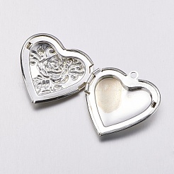 Brass Locket Pendants&nbsp;KK-N0116-009