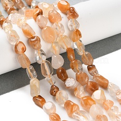Natural Yellow Quartz Beads Strands&nbsp;G-P497-01C-45