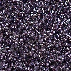 MIYUKIデリカビーズ  シリンダー  日本製シードビーズ  11/0  （db1760)輝く裏地スモーキーアメジストab  1.3x1.6mm  穴：0.8mm  約20000個/袋  100 G /袋&nbsp;SEED-J020-DB1760