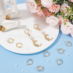 20Pcs 304 Stainless Steel Clip-on Earring Findings&nbsp;STAS-BBC0003-25