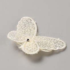Polyester Butterfly Lace Appliques&nbsp;DIY-WH0430-678E