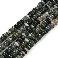 Natural Moss Agate Beads Strands&nbsp;G-NH0062-A01-01