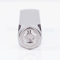 Iron Metal Stamps&nbsp;AJEW-BC0005-39J