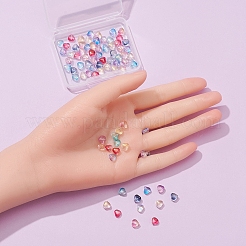 100Pcs 10 Colors Electroplate Glass Beads&nbsp;EGLA-YW0001-31