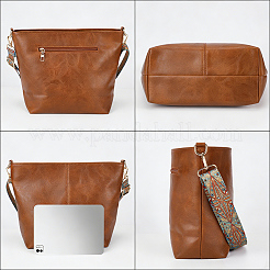 PU Leather Shoulder Bags with Ethic Bag Starp&nbsp;AJEW-WH20816-217