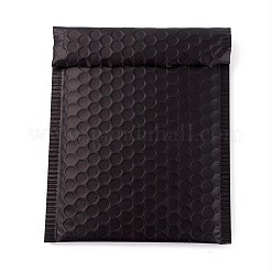 マットフィルムパッケージバッグ  バブルメーラー  パッド入り封筒  長方形  ブラック  22.5x15x0.5cm&nbsp;OPC-P003-01A-08