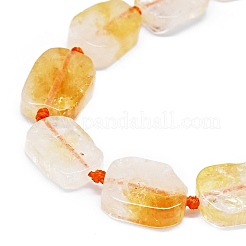 Heated Natural Citrine Beads Strands&nbsp;G-F725-13