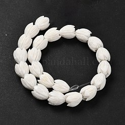 Synthetic Coral Dyed Carved Beads Strands&nbsp;CORA-P004-01D