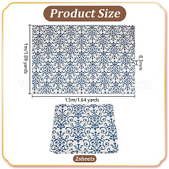 Printed Cotton Fabric&nbsp;DIY-WH0504-237A