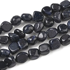 Synthetic Blue Goldstone Beads Strands&nbsp;GG-CBA9392-29