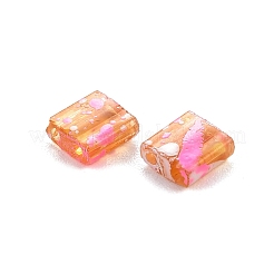 2-Hole Transparent Glass Seed Beads&nbsp;SEED-S023-30C-14