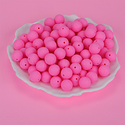 Round Silicone Focal Beads&nbsp;SI-JX0046A-89