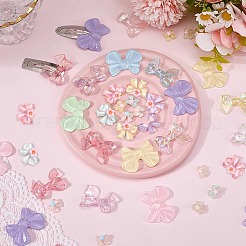 80Pcs 4 Styles Resin Cabochons&nbsp;CRES-SC0003-06A