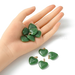 Imitation Jade Glass Pendants&nbsp;GLAA-YW0003-01A