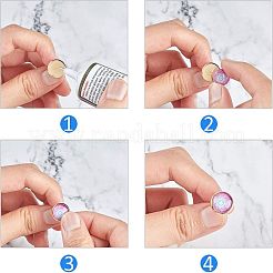 イオンプレーティング（IP）調節可能な304ステンレススチール指輪部品  パッドリングベースパーツ  フラットラウンド  18KGP本金メッキ  トレイ：25mm  4mm  usサイズ6（16.5mm）&nbsp;STAS-P291-01H-G