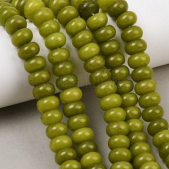 Dyed Natural White Jade Beads Strands&nbsp;G-G107-A47-01