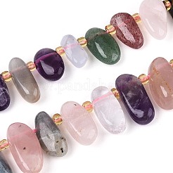 Natural Mixed Gemstone Beads Strands&nbsp;G-Z091-A27