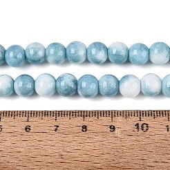 Opaque Ombre Effect Dyed Glass Beads Strands&nbsp;GLAA-Q106-04A-09