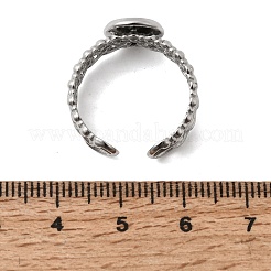 カーブチェーンの形状、304ステンレス鋼リング部品  ラウンドベゼルカップリングセッティング  ステンレス鋼色  10mm  18mm  トレイのサイズ：8mm&nbsp;STAS-P454-04A-P