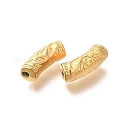 Ion Plating(IP) 304 Stainless Steel Curved Tube Beads&nbsp;STAS-I321-27G