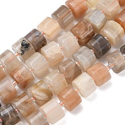 Natural Multi-Moonstone Beads Strands&nbsp;G-C270-I08-01