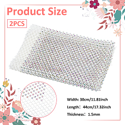 Iron on Polyester Mesh Ornament Accessories&nbsp;DIY-MA0003-30A