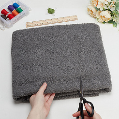 ポリエステル生地  服装アクセサリー  グレー  176x80~100x0.1cm&nbsp;DIY-WH0542-39D