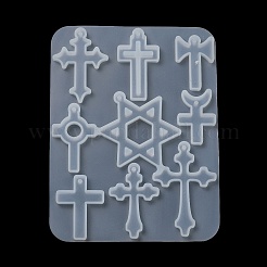 Star of David & Cross Pendant DIY Silicone Molds&nbsp;SIMO-C012-05