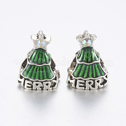 Tibetan Style Alloy European Beads&nbsp;ENAM-G120-01AS