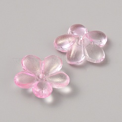 手作りランプワークビーズ  花  ミスティローズ  20.5x20.5x6mm  穴：1.8mm&nbsp;LAMP-TAC0015-01A
