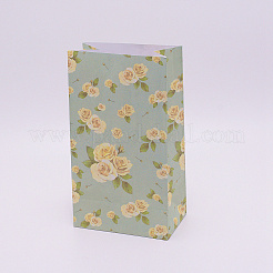 Floral Pattern Paper Bags&nbsp;LS-CARB-WH0009-11B