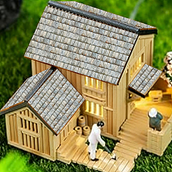 紙の壁紙ミニモデル  マイクロランドスケープドールハウスアクセサリー  小道具の装飾のふりをする  ダークカーキ  297x210x0.3mm&nbsp;DIY-WH0899-891E
