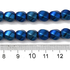 Electroplated Non-Magnetic Synthetic Hematite Beads Strands&nbsp;G-P518-05F-01