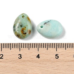 Natural Marble Teardrop Charms&nbsp;G-M410-01-13