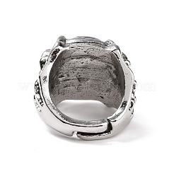 Evil Eye Glass Wide Band Rings for Men&nbsp;LS-RJEW-E017-01AS-01