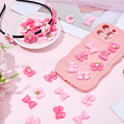 48Pcs 8 Styles Opaque Resin Cabochon&nbsp;RESI-BM0001-03