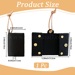1Pc Imitation Leather Pocket Tissue Holder&nbsp;AJEW-CL0001-66A