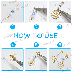 DIY Snowflake Earring Making Kits&nbsp;DIY-SC0032-80