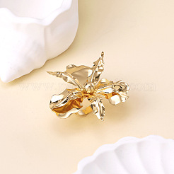 Iron Flower Cuff Open Rings for Women&nbsp;WGFD7C4-01