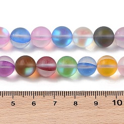 Electroplated Synthetic Moonstone Beads Strands&nbsp;G-C131-B01-03