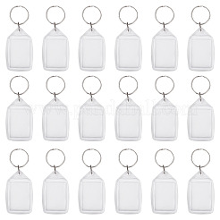 20Pcs Acrylic Photo Frame Keychains&nbsp;KEYC-TA0004-82
