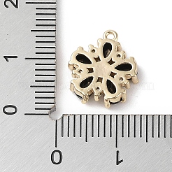 Brass Micro Pave Cubic Zirconia Charms&nbsp;KK-G491-26G-03
