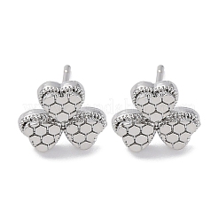 Brass Stud Earrings&nbsp;EJEW-D288-11P