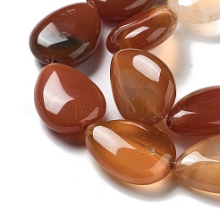 Natural Red Agate Beads Strands&nbsp;G-P528-L10-01