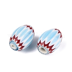 Handmade Millefiori Glass Barrel Beads&nbsp;LA-N002-02D